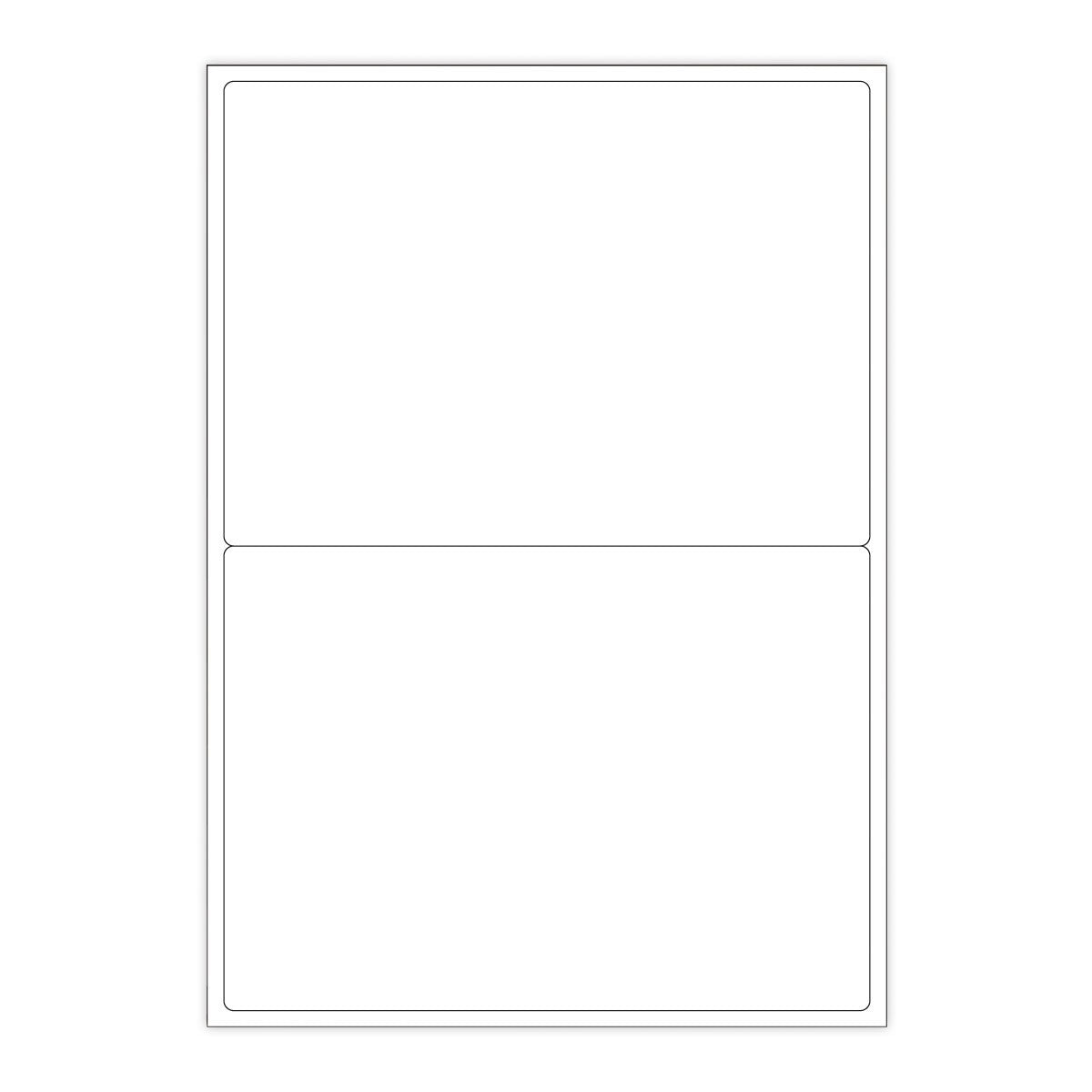 Fehér öntapadó címkék