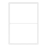 Fehér öntapadó címkék