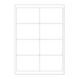 Fehér öntapadó címkék