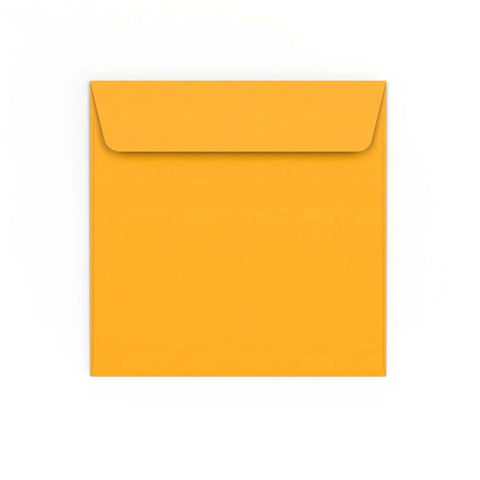 Dark Yellow Peel & Seal Envelope (155 x 155mm)