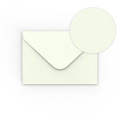 DL Milk White Hammer Envelope (110 x 220mm) Milk White 114 x 162 mm Gummed