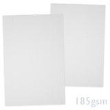 Fehér bordázott papír 185g/m²