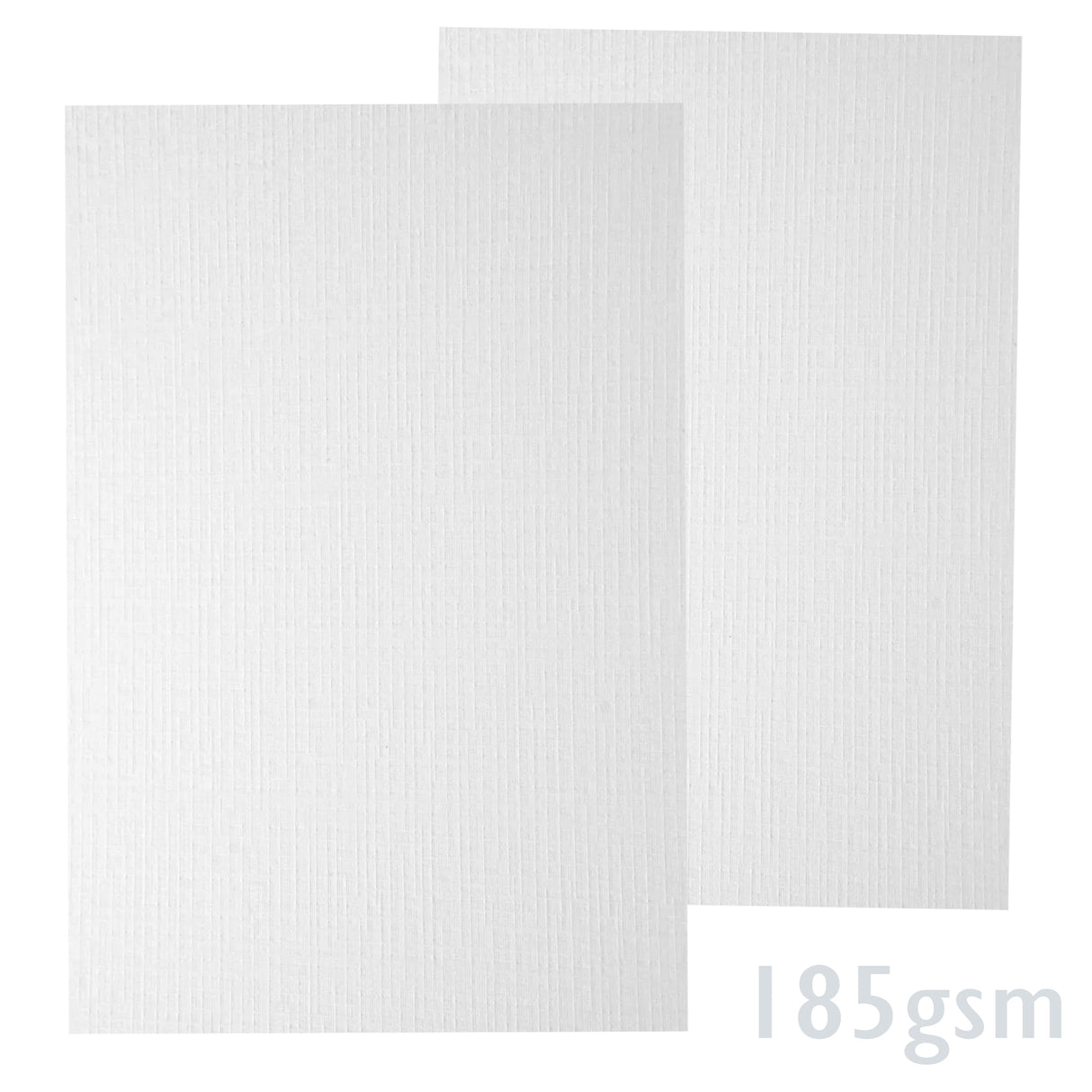 Fehér bordázott papír 185g/m²