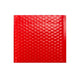 Gloss Finish Bubble Bag Mailers Red 165 x 165 mm