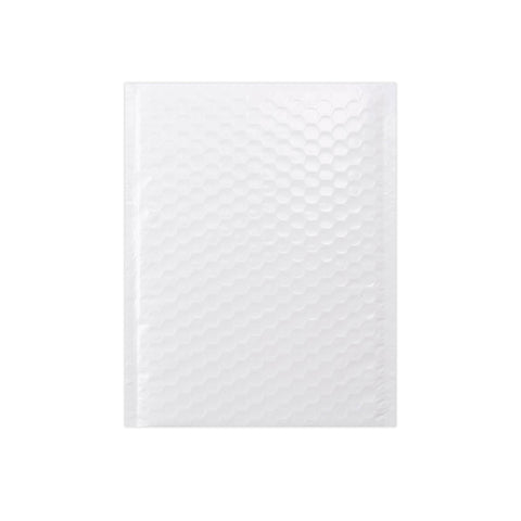 Gloss Finish Bubble Bag Mailers White 250 x 180 mm