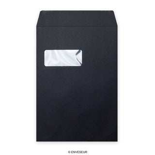 Fekete Post Marque boríték 324x229 mm (C4)