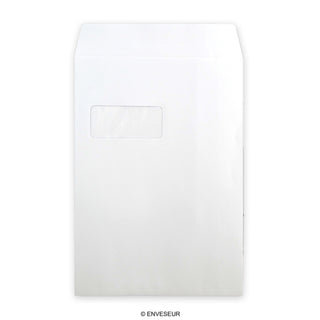 324x229 mm (C4) Fehér Post Marque boríték ablakkal