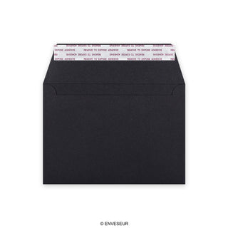 Fekete boríték 114x162 mm (C6)
