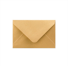 Pearlescent Envelopes Gold 62 x 94 mm Gummed