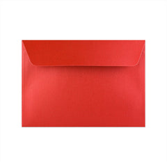 Pearlescent Envelopes Red 114 x 162 mm (C6) Peel and Seal