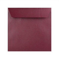 Pearlescent Envelopes Bordeaux 155 x 155 mm Peel and Seal