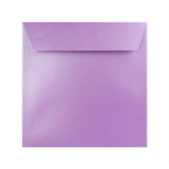Pearlescent Envelopes Lavender 155 x 155 mm Peel and Seal