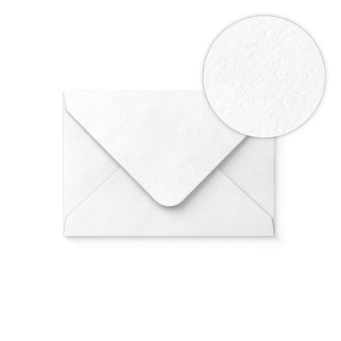 White Hammer Gummed V Flap Envelope (65 x 94mm)