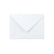 V-Flap Recycled Envelopes White 62 x 94 mm