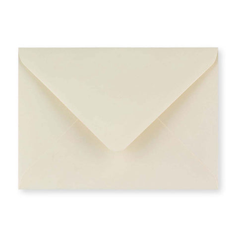 Ivory Wove Gummed V-Flap Greeting Card Envelope (125 x 175mm)