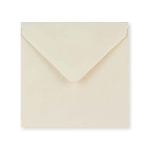 Ivory Wove Gummed V-Flap Greeting Card Envelope (140 x 140mm)