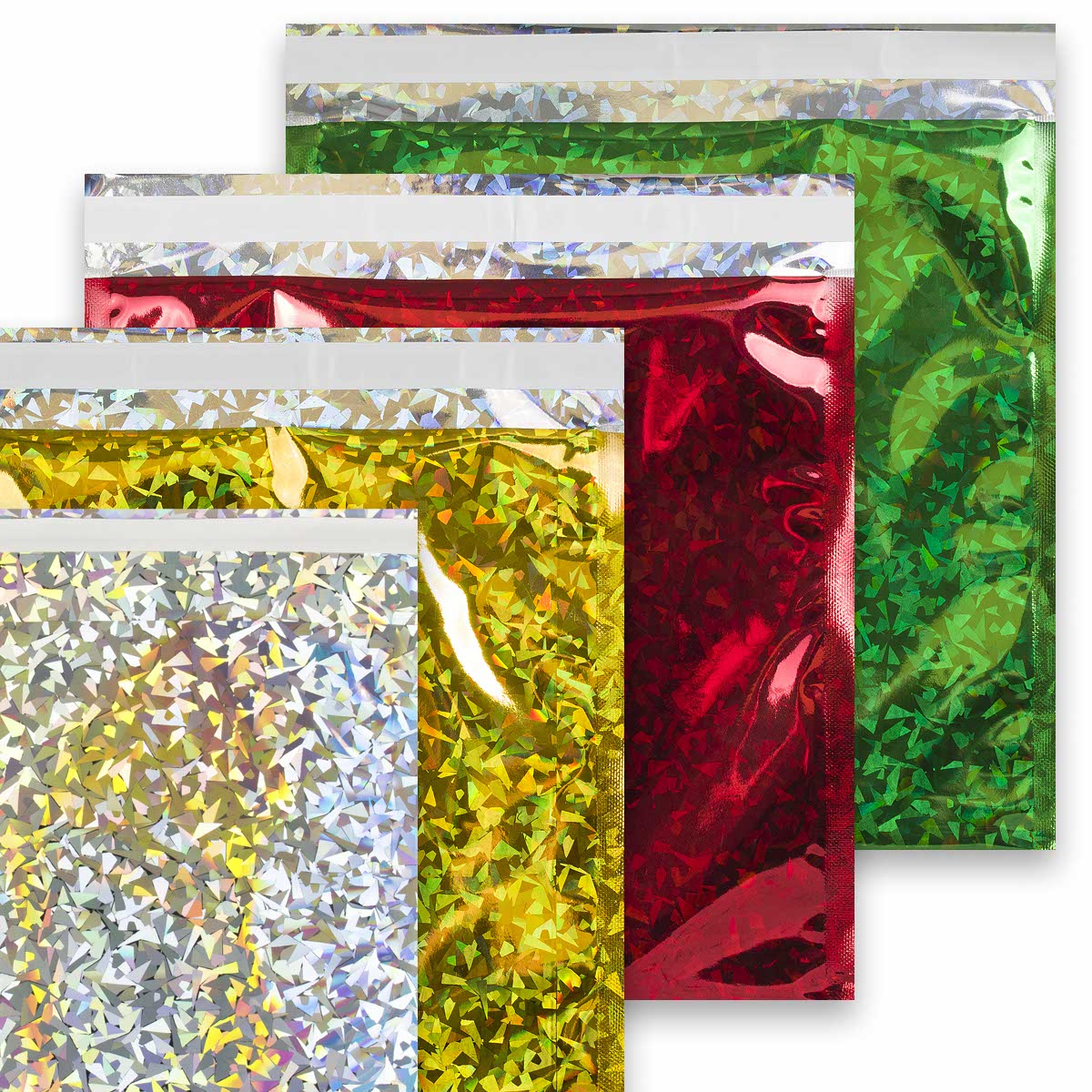 Holografikus fólia borítékok