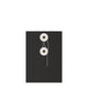 Coloured envelopes with string and washer closure Black + White 162 x 114 mm (C6)