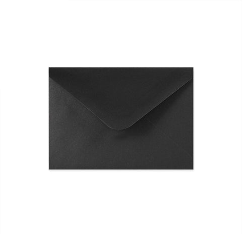 Paper Lined Envelopes Black + White Fancy Paper 114 x 162 mm (C6)