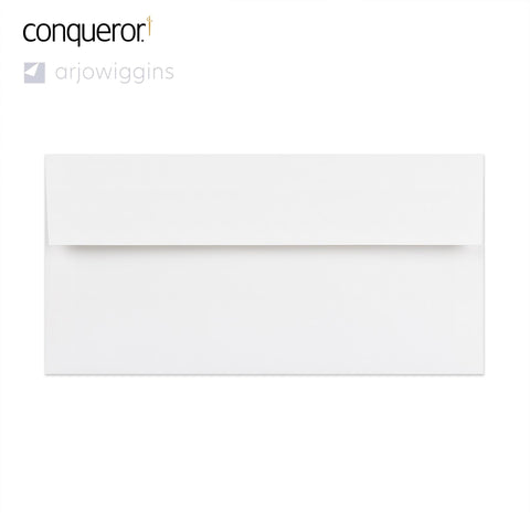 DL Brilliant White Peel & Seal Conqueror Envelope (110 x 220mm)