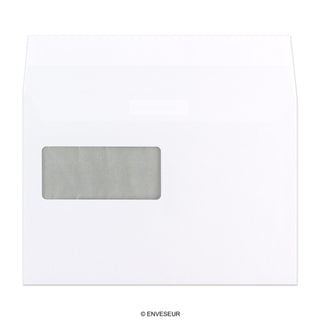 Fehér boríték Communique ablakkal 162x229 mm (C5)