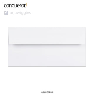Élénkfehér boríték Conqueror 110x220 mm (DL)