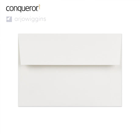 114x162 mm (C6) fehér boríték Conqueror - High White Laid