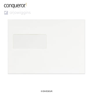 Ragyogó fehér boríték Conqueror 162x229 mm (C5)