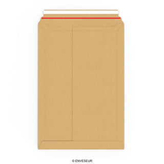 Manillaszínű Merev Hullámkarton Boríték 510x350 mm