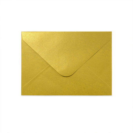 C6 114x162mm - Arany metálfényű boríték 120g